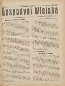 Gospodyni Wiejska: dodatek do &bdquo;Poradnika Gospodarskiego&rdquo; 1933.11.26 R.17 Nr23