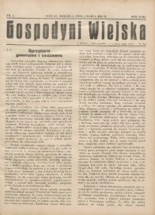 Gospodyni Wiejska: dodatek do &bdquo;Poradnika Gospodarskiego&rdquo; 1934.03.04 R.18 Nr4