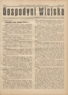 Gospodyni Wiejska: dodatek do &bdquo;Poradnika Gospodarskiego&rdquo; 1934.04.01 R.18 Nr5