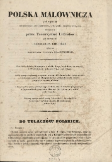 Polska Malownicza pod względem historycznym, jeograficznym, literackim, pomnikowym, etc. [...]