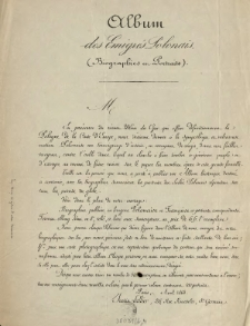 [Prospekt] Album des Emigrés Polonais (Biographies et Portraits)