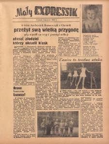 Mały Expressik: Bezpłatny dodatek "Expressu Poznańskiego" czerwiec (3) 1957