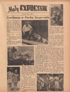Mały Expressik: Bezpłatny dodatek "Expressu Poznańskiego" lipiec 1957