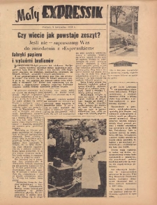 Mały Expressik: Bezpłatny dodatek "Expressu Poznańskiego" 1957.11.09