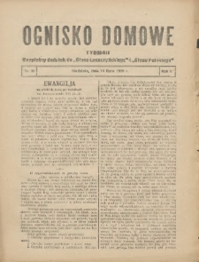 Ognisko Domowe: bezpłatny dodatek do "Głosu Leszczyńskiego" i „Głosu Polskiego” 1929.07.14 R.5 Nr28