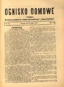 Ognisko Domowe: bezpłatny dodatek do "Głosu Leszczyńskiego" i „Głosu Polskiego” 1932.02.28 R.8 Nr9