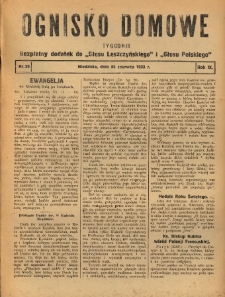 Ognisko Domowe: bezpłatny dodatek do "Głosu Leszczyńskiego" i „Głosu Polskiego” 1933.06.25 R.9 Nr26
