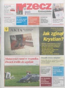 Rzecz Krotoszyńska 2017.05.09 Nr19(1150)
