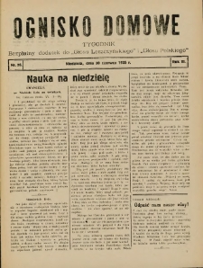 Ognisko Domowe: bezpłatny dodatek do "Głosu Leszczyńskiego" i „Głosu Polskiego” 1935.06.23 R.11 Nr26