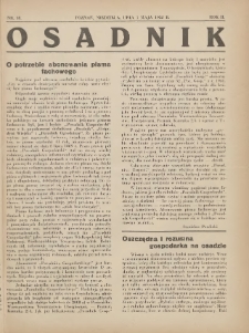 Osadnik. Dodatek do: Poradnik Gospodarski: pismo tygodniowe: organ kółek rolniczych w Wielkiem Księstwie Poznańskiem: organ kółek włościańsko-rolniczych w Wielkiem Księstwie Poznańskiem. 1932.05.01 R.2 Nr18