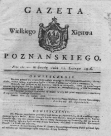 Gazeta Wielkiego Xięstwa Poznańskiego 1816.02.21 Nr15