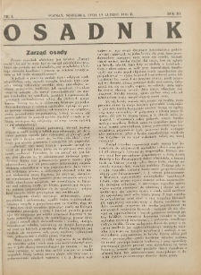 Osadnik. Dodatek do: Poradnik Gospodarski: pismo tygodniowe: organ kółek rolniczych w Wielkiem Księstwie Poznańskiem: organ kółek włościańsko-rolniczych w Wielkiem Księstwie Poznańskiem. 1932.02.19 R.3 Nr8