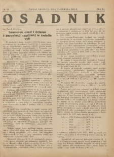 Osadnik. Dodatek do: Poradnik Gospodarski: pismo tygodniowe: organ kółek rolniczych w Wielkiem Księstwie Poznańskiem: organ kółek włościańsko-rolniczych w Wielkiem Księstwie Poznańskiem. 1933.09. R.3 Nr