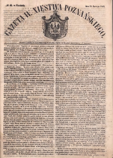 Gazeta Wielkiego Xięstwa Poznańskiego. 1849.02.18 Nr41