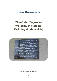 Zbrodnia Katyńska wpisana w historię Kuźnicy Grabowskiej