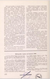 Bibliografia regionu [Wielkopolska] za kwiecień 1939