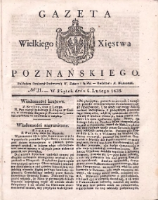 Gazeta Wielkiego Xięstwa Poznańskiego 1835.02.06 Nr31