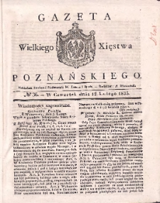 Gazeta Wielkiego Xięstwa Poznańskiego 1835.02.12 Nr36