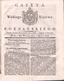 Gazeta Wielkiego Xięstwa Poznańskiego 1835.03.03 Nr52
