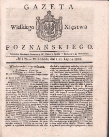 Gazeta Wielkiego Xięstwa Poznańskiego 1835.07.11 Nr159
