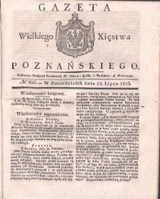 Gazeta Wielkiego Xięstwa Poznańskiego 1835.07.13 Nr160