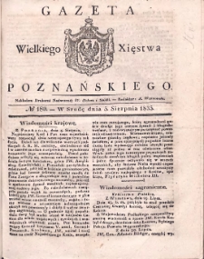 Gazeta Wielkiego Xięstwa Poznańskiego 1835.08.05 Nr180