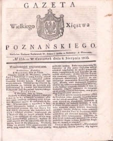 Gazeta Wielkiego Xięstwa Poznańskiego 1835.08.06 Nr181