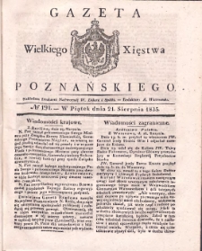 Gazeta Wielkiego Xięstwa Poznańskiego 1835.08.21 nr194