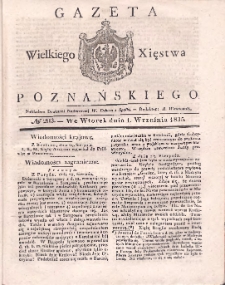 Gazeta Wielkiego Xięstwa Poznańskiego 1835.09.01 Nr203