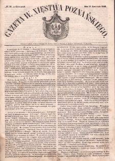 Gazeta Wielkiego Xięstwa Poznańskiego. 1849.04.19 Nr90