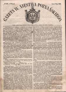 Gazeta Wielkiego Xięstwa Poznańskiego. 1849.05.01 Nr100