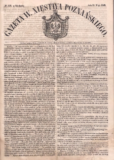 Gazeta Wielkiego Xięstwa Poznańskiego. 1849.05.13 Nr110