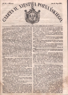 Gazeta Wielkiego Xięstwa Poznańskiego. 1849.05.15 Nr111
