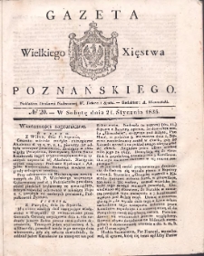 Gazeta Wielkiego Xięstwa Poznańskiego 1835.01.24 Nr20
