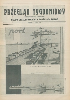 Przegląd Tygodniowy: bezpłatny dodatek ilustrowany Głosu Leszczyńskiego i Głosu Polskiego 1932.03.13