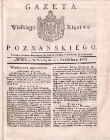 Gazeta Wielkiego Xięstwa Poznańskiego 1835.10.07 Nr234