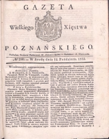 Gazeta Wielkiego Xięstwa Poznańskiego 1835.10.14 Nr240