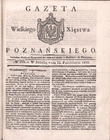 Gazeta Wielkiego Xięstwa Poznańskiego 1835.10.31 Nr255