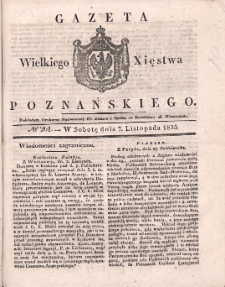 Gazeta Wielkiego Xięstwa Poznańskiego 1835.11.07 NR261