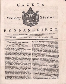 Gazeta Wielkiego Xięstwa Poznańskiego 1835.11.11 Nr264