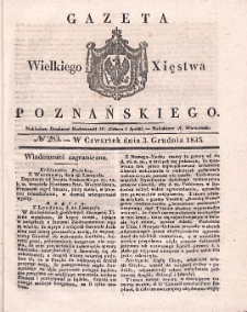 Gazeta Wielkiego Xięstwa Poznańskiego 1835.12.03 Nr283