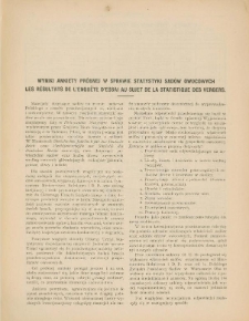 Wyniki ankiety próbnej w sprawie statystyki sadów owocowych