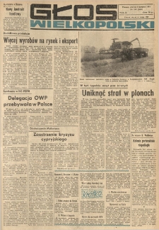 Głos Wielkopolski. 1974.08.06 R.30 nr184 Wyd.A