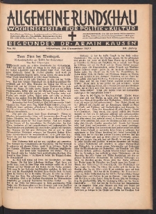 Allgemeine Rundschau: Wochenschrift für Politik und Kultur 1927.12.24 Jg. 24 Nr51