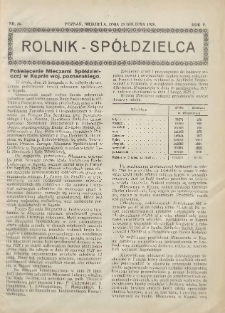 Rolnik-Spółdzielca 1928.12.23 R.5 Nr26