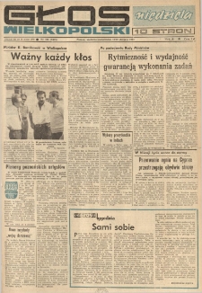 Głos Wielkopolski. 1974.08.18-19 R.30 nr195 Wyd.A