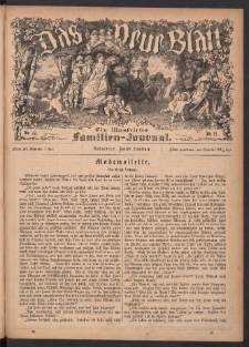 Das Neue Blatt: ein illustriertes Familien-Journal 1870 Bd. 2 Nr33