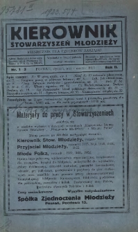 Kierownik Stowarzyszeń Młodzieży 1923.01-03 R.2 Nr1-3