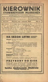 Kierownik Stowarzyszeń Młodzieży 1923.05-06 R.2 Nr5-6