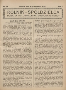 Rolnik-Spółdzielca 1925.09.06 R.2 Nr18